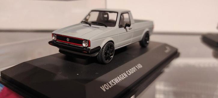 Volkswagen Caddy 14d grijs Solido 1:43 in vitrinedoosje, Hobby en Vrije tijd, Modelauto's | 1:43, Nieuw, Auto, Solido, Ophalen of Verzenden