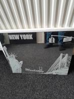 Spiegel NEW YORK, Minder dan 100 cm, Minder dan 50 cm, Rechthoekig, Zo goed als nieuw