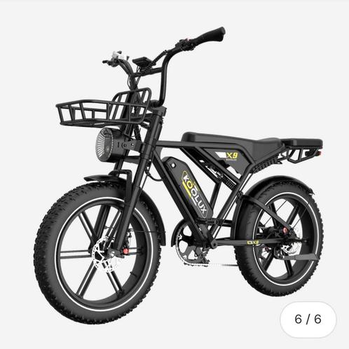 Koolux x9 | Fatbike | 750w 48v, Fietsen en Brommers, Elektrische fietsen, Nieuw, Overige merken, 50 km per accu of meer, Ophalen of Verzenden