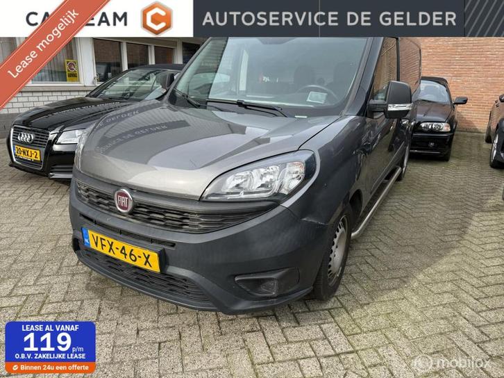 Fiat Doblò Cargo 1.6 MJ L2H1 Maxi | Cruise | Airco | Navi, Auto's, Bestelauto's, Bedrijf, Te koop, ABS, Airconditioning, Alarm