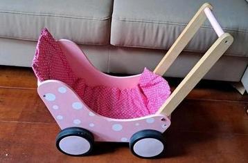 Houten poppenwagen, merk Simply beschikbaar voor biedingen