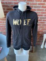 Hoodie trui van Woef Henk Schiffmacher maat M, Douwenmaat 8-3 Meppel, Info@again.nu, Maat 48/50 (M), Zwart