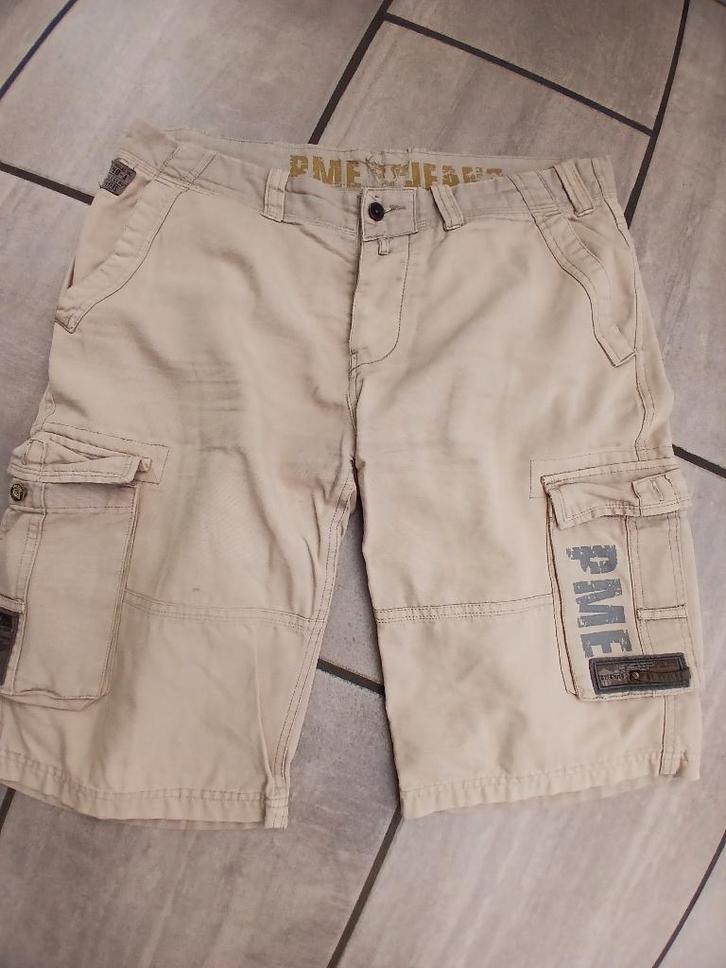 Stoere PME Legend zomerbroek maat W34, Kleding | Heren, Broeken en Pantalons, Zo goed als nieuw, Overige maten, Bruin, Ophalen