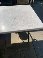 Tuin tafel graniet (gratis), Tuin en Terras, Tuintafels, Ophalen of Verzenden, Zo goed als nieuw, Rechthoekig