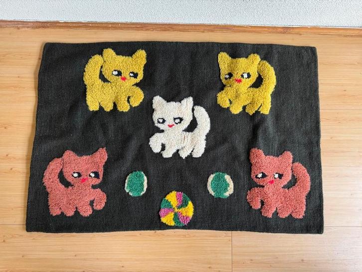 Handgemaakt Poezenkleed, Kinderen en Baby's, Kinderkamer | Inrichting en Decoratie, Zo goed als nieuw, Wanddecoratie, Ophalen of Verzenden