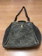 Tas, schoudertas, rugtas, leer., Ophalen, Zo goed als nieuw, 30 cm of meer, 35 tot 55 cm