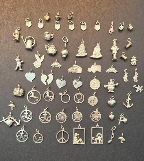 Nieuwe diverse bedels/hangers– Sterling zilver (925), Sieraden, Tassen en Uiterlijk, Bedels, Nieuw, Overige merken, Zilver, 1 bedel