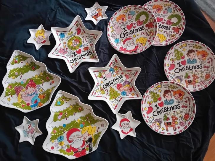 Blond-Kerst-Amsterdam, Huis en Inrichting, Woonaccessoires | Onderzetters, Zo goed als nieuw, Bord, Ophalen of Verzenden