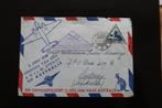 Luchtpostbrief Opening KNILM Dienst op Australië 1938 schaar, Ophalen of Verzenden, Envelop