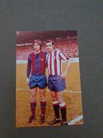 Johan Cruijff Barcelona en Quini Sporting Gijon, Ophalen of Verzenden, Zo goed als nieuw, Ajax, Poster, Plaatje of Sticker
