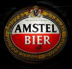 Amstel Bier lichtbakschaal met verlichting ø 81 cm (FH5826), Verzamelen, Ophalen, Gebruikt, Reclamebord, Plaat of Schild, Amstel