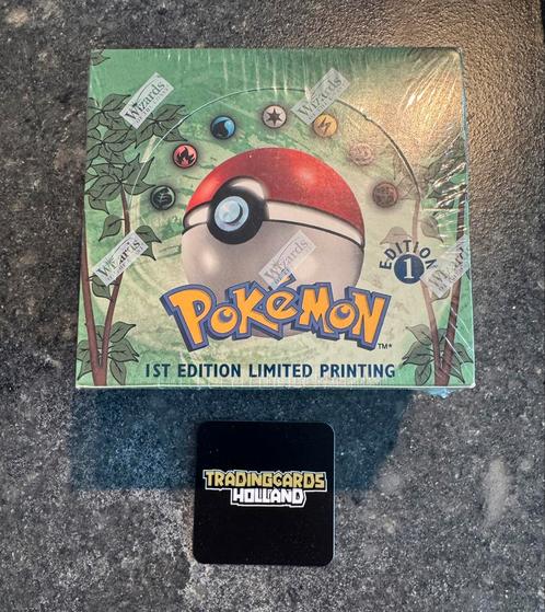 Pokemon 1st Edition Jungle Booster Box Factory Sealed, Hobby en Vrije tijd, Verzamelkaartspellen | Pokémon, Nieuw, Ophalen of Verzenden