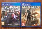 Playstation 4 Marvel The Avengers & Mad Max, Spelcomputers en Games, Games | Sony PlayStation 4, Avontuur en Actie, Ophalen of Verzenden