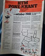 HTM Tram en bus.Zone krant Okt.1981, Verzamelen, Spoorwegen en Tramwegen, Ophalen of Verzenden, Gebruikt, Overige soorten, Boek of Tijdschrift