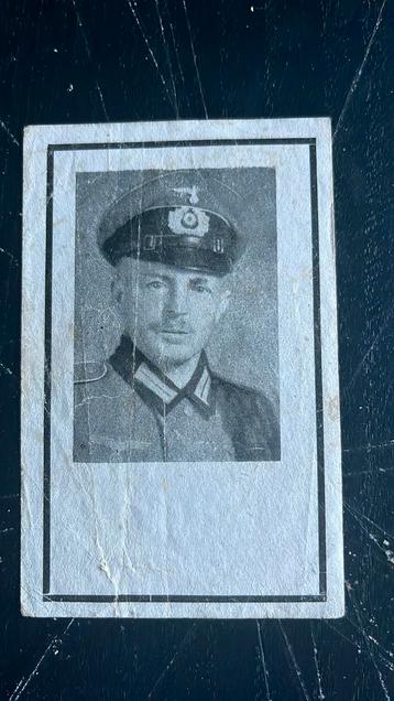 WW2 bidprentje Duitse militair Hürtgenwald beschikbaar voor biedingen