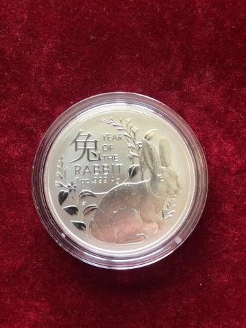 1oz zilver Lunar RAM “Year of the Rabbit” 2023 beschikbaar voor biedingen