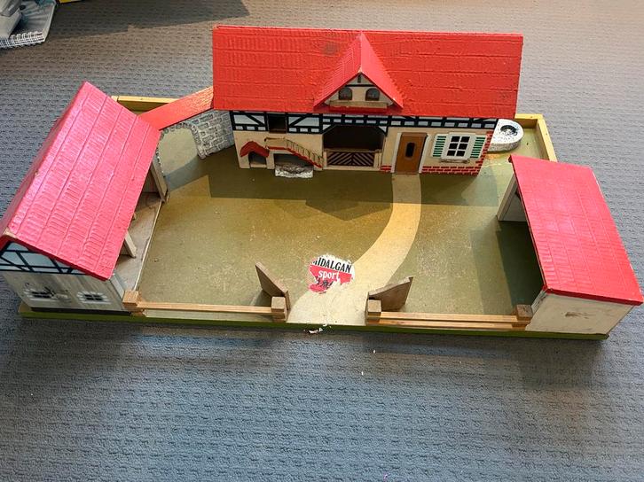 Vintage Moritz Gottschalk Speelgoed Boerderij DDR Made in GD, Antiek en Kunst, Antiek | Speelgoed, Ophalen of Verzenden