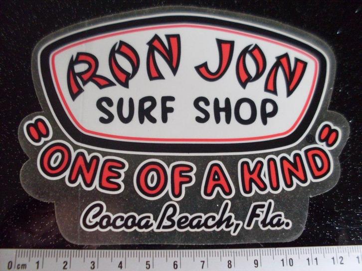 ruit sticker Ron Jon surf shop one of a kind cocoa beach fla, Verzamelen, Stickers, Zo goed als nieuw, Bedrijf of Vereniging, Verzenden