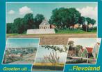 FLEVOLAND Schokland Haven Koolzaad Urk Groeten, Verzamelen, Verzenden, 1980 tot heden, Gelopen, Flevoland