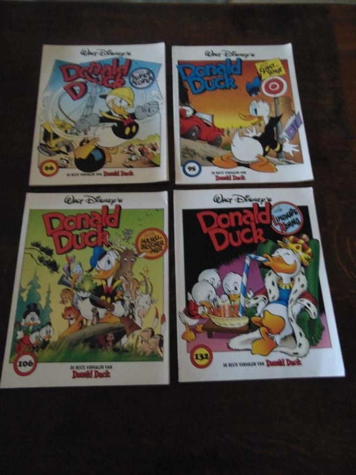 Donald Duck De beste verhalen uit het Weekblad 66-95-106-132, Boeken, Stripboeken, Gelezen, Meerdere stripboeken, Ophalen of Verzenden