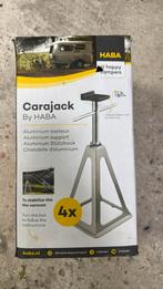 Haba Carajack 4x aluminium assteun camper, Caravans en Kamperen, Ophalen of Verzenden, Zo goed als nieuw