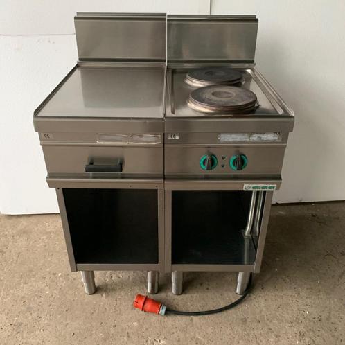 Elektrische keukentafel met 2 platen Giga C2P+ tafel Giga CN, Witgoed en Apparatuur, Kookplaten, Gebruikt, Vrijstaand, Elektrisch