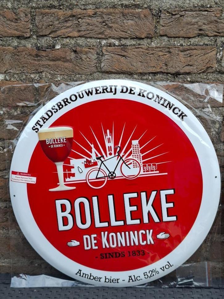 Reclamebord De Koninck Bolleke (bier), Verzamelen, Biermerken, Nieuw, Reclamebord, Plaat of Schild, De Koninck, Ophalen of Verzenden