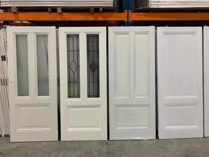 Massieve deuren €150.- per stuk, Doe-het-zelf en Verbouw, Deuren en Horren, Nieuw, Glas, Hout, Ophalen of Verzenden
