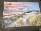 Tuinposter strand duinen 120x180, Ophalen of Verzenden, Zo goed als nieuw