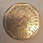 Frankrijk 2 Francs 1980, Postzegels en Munten, Munten | Europa | Niet-Euromunten, Ophalen of Verzenden, Frankrijk, Losse munt