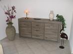 dressoir bruin/grijs als nieuw., Ophalen, 150 tot 200 cm, Hout, Zo goed als nieuw