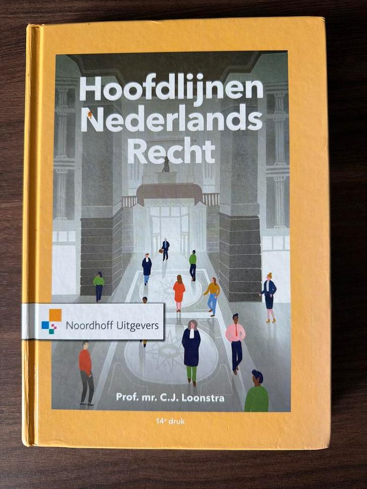Hoofdlijnen Nederlands Recht - Loonstra, Boeken, Studieboeken en Cursussen, Gelezen, HBO, Alpha, Ophalen of Verzenden