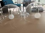 Kartell fly lampen 2 stuks clear B 52 H 33 goede staat!, Huis en Inrichting, Lampen | Hanglampen, Ophalen, Kunststof, Design, Zo goed als nieuw