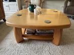 Salontafel massief blank eiken, Huis en Inrichting, Tafels | Salontafels, Ophalen, Gebruikt, 50 tot 100 cm, Klassiek