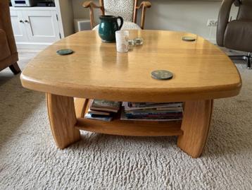 Salontafel massief blank eiken