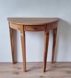 Halfronde sidetable, Huis en Inrichting, Tafels | Sidetables, Ophalen, 50 tot 100 cm, Zo goed als nieuw, Overige vormen