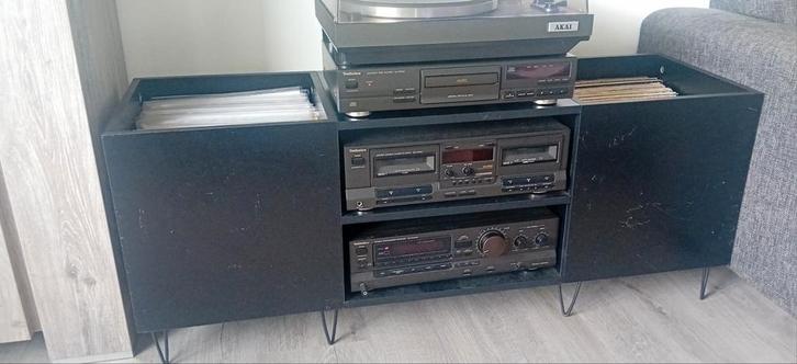 Platenkast- stereomeubel, Huis en Inrichting, Kasten | Overige, Nieuw, Ophalen of Verzenden