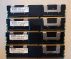 4x Elpida 1GB PC2-5300F DDR2 Geheugen Modules, Computers en Software, RAM geheugen, Gebruikt, Ophalen of Verzenden, DDR2, Desktop