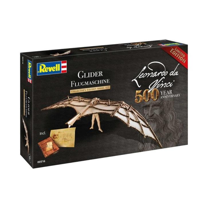 Da Vinci Glider houten bouwmodel, Hobby en Vrije tijd, Modelbouw | Overige, Nieuw, Groter dan 1:32, Verzenden