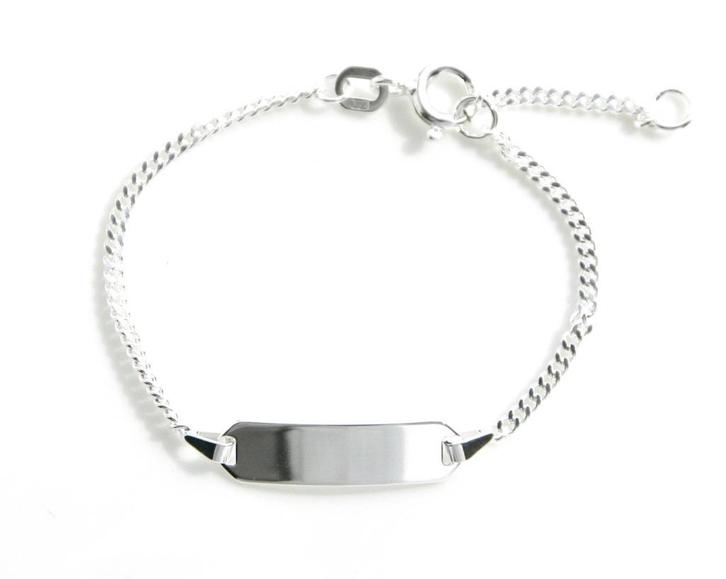 Baby/Kinder naamarmbandje - GRATIS naamgravure, Sieraden, Tassen en Uiterlijk, Kindersieraden, Nieuw, Armband, Zilver, Ophalen of Verzenden