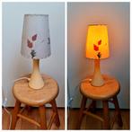Dornbusch tafellamp + perkamenten lampenkap sfeerlicht mooi, Ophalen, Gebruikt, Vintage retro seventies design interieur, Minder dan 50 cm