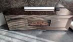 Tv kast met openhaard, Ophalen, Gebruikt, 100 tot 150 cm, Glas