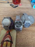 3 Horloges - Diverse merken, Sieraden, Tassen en Uiterlijk, Horloges | Dames, Overige merken, Staal, Gebruikt, Staal