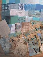 Scrapbooking pakket blauw, Ophalen of Verzenden, Nieuw, Papier of Karton, Overige merken