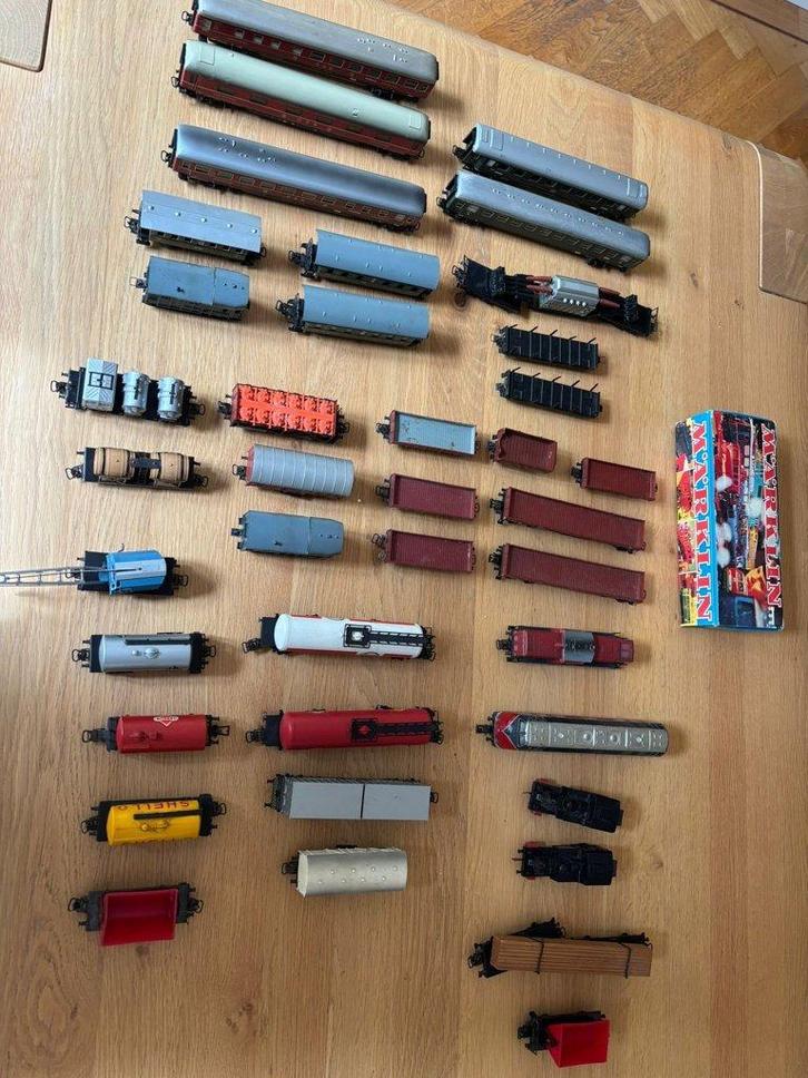 Marklin trein verzameling diversen OPHALEN, Hobby en Vrije tijd, Modeltreinen | H0, Gebruikt, Locomotief, Wisselstroom, Märklin