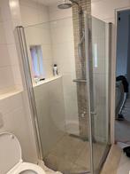 Douchecabine inklapbare deuren 90x90, Huis en Inrichting, Ophalen of Verzenden, Gebruikt