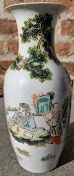 Chinese famille verte vaas, Chinees porselein, antiek, vazen, Ophalen of Verzenden