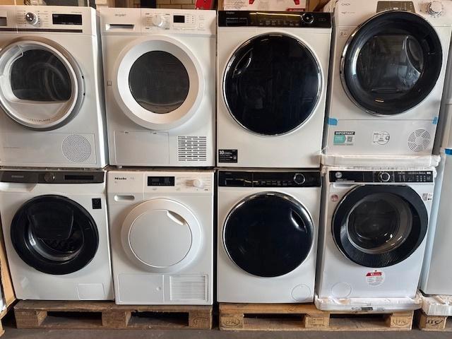 Ruime keuze A-merk wasmachines & (warmtepomp)drogers!, Witgoed en Apparatuur, Wasmachines, Zo goed als nieuw, Voorlader, 6 tot 8 kg