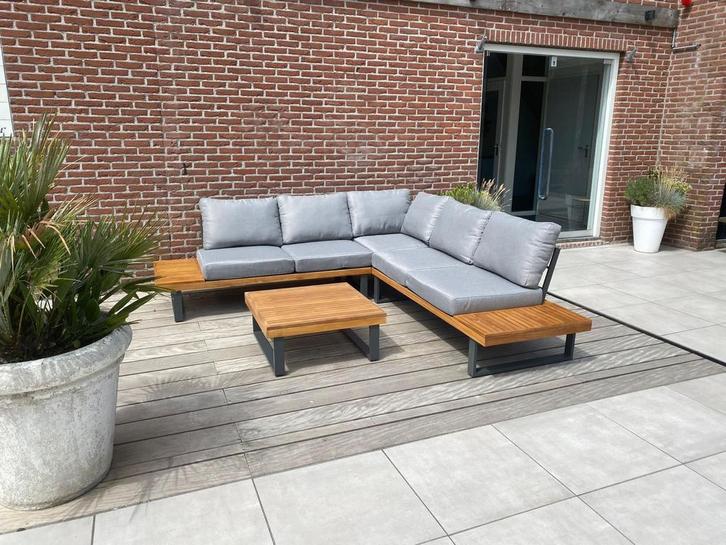 Malta loungebank van €1650,- voor €1199,-, Tuin en Terras, Tuinsets en Loungesets, Zo goed als nieuw, Aluminium, Stoel, Verzenden