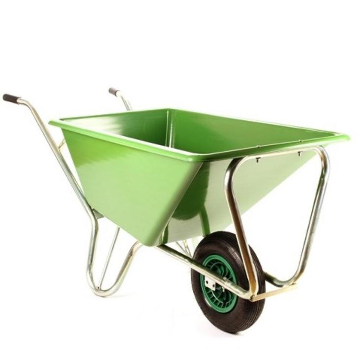 MESTKRUIWAGENS 160 ltr. met 1 wiel  stuntprijs, Tuin en Terras, Kruiwagens, Nieuw, Ophalen